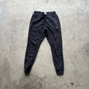 Nike Sweatpants Womens M Black Pants Sportswear Club Fleece Active Pockets
